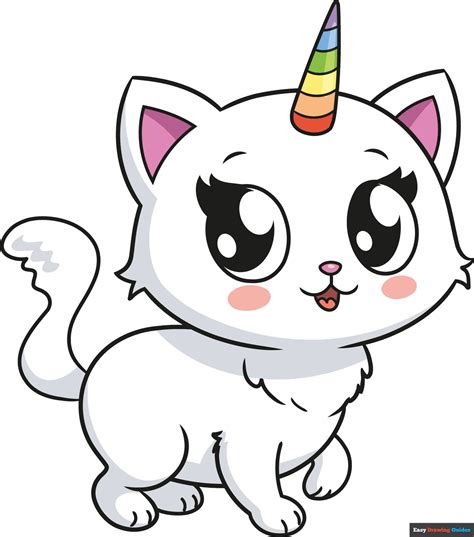 unicorn cat drawing